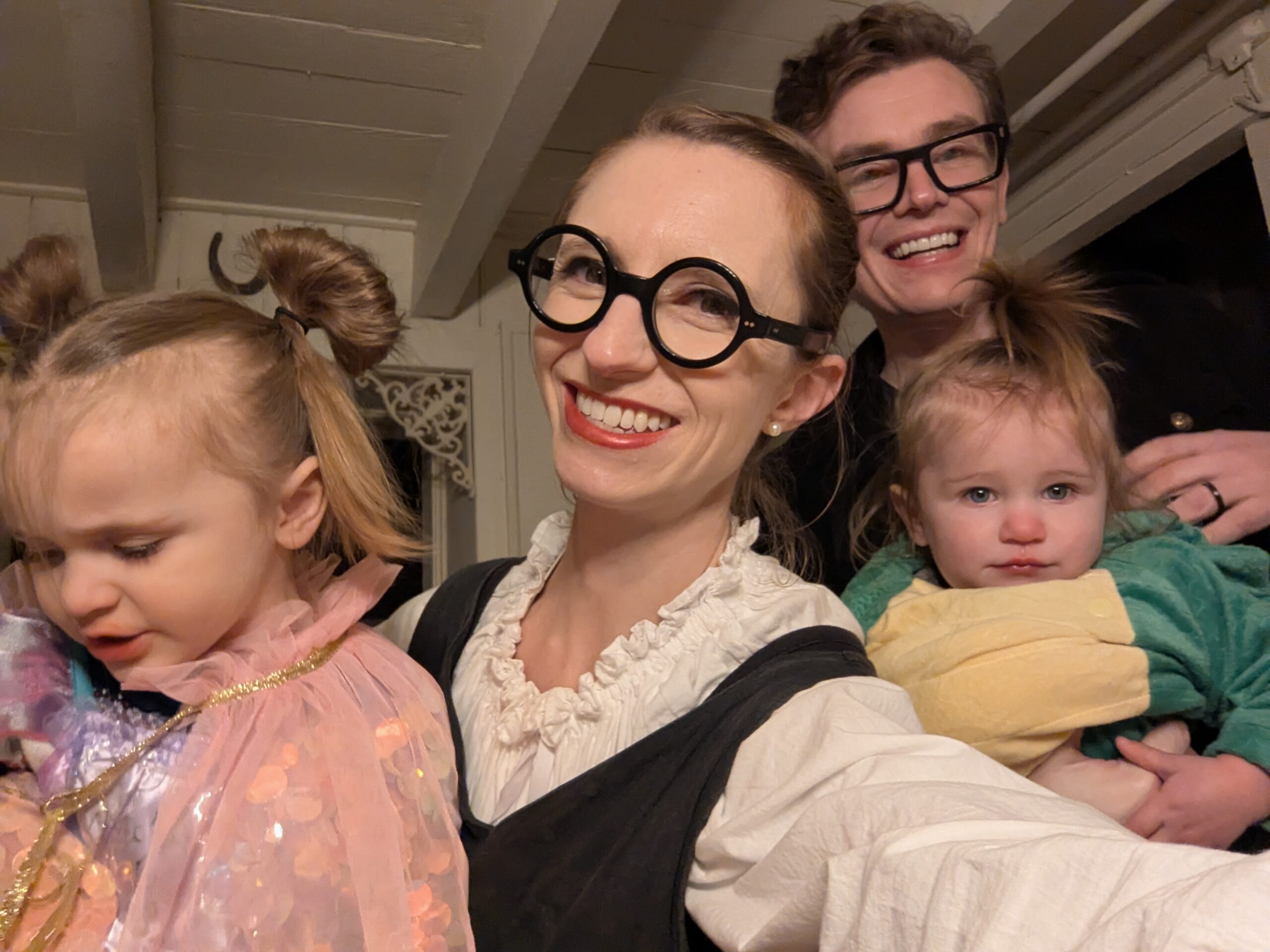 Simone and Malcolm Collins with daughters